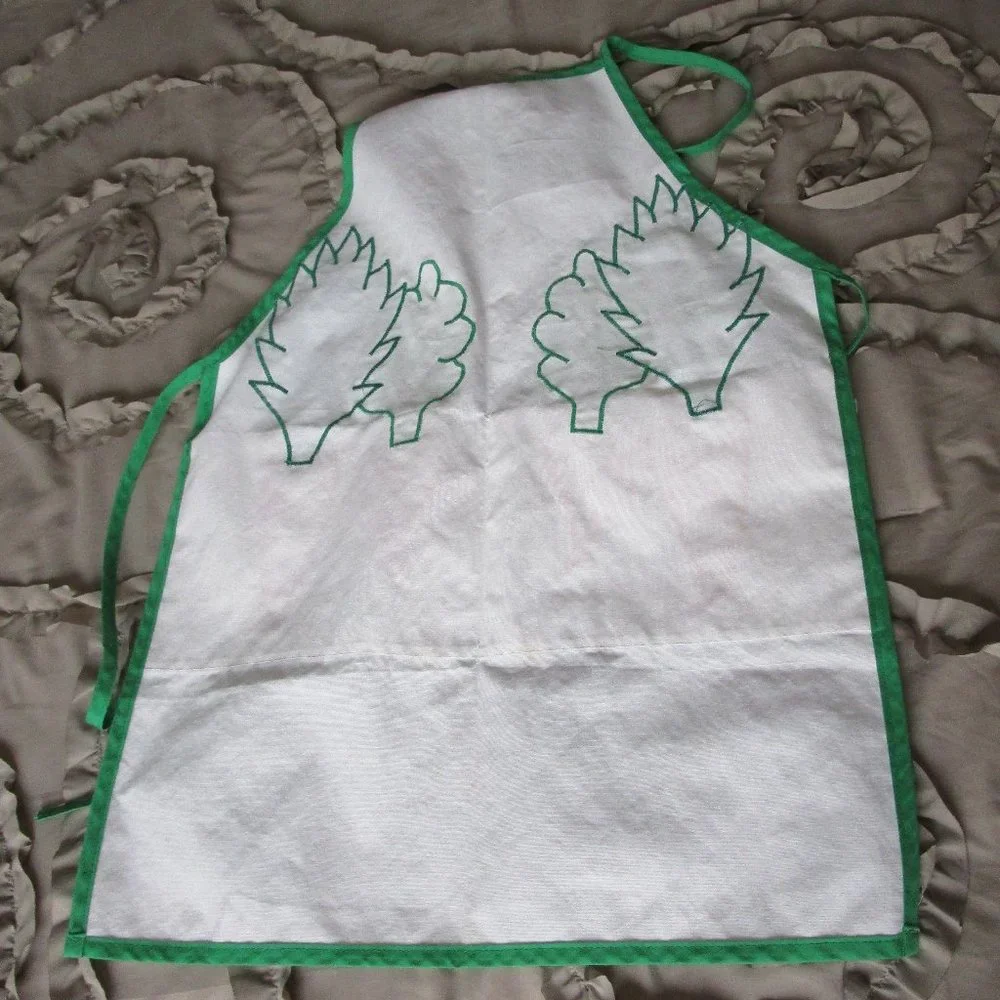 small cotton canvas bib apron